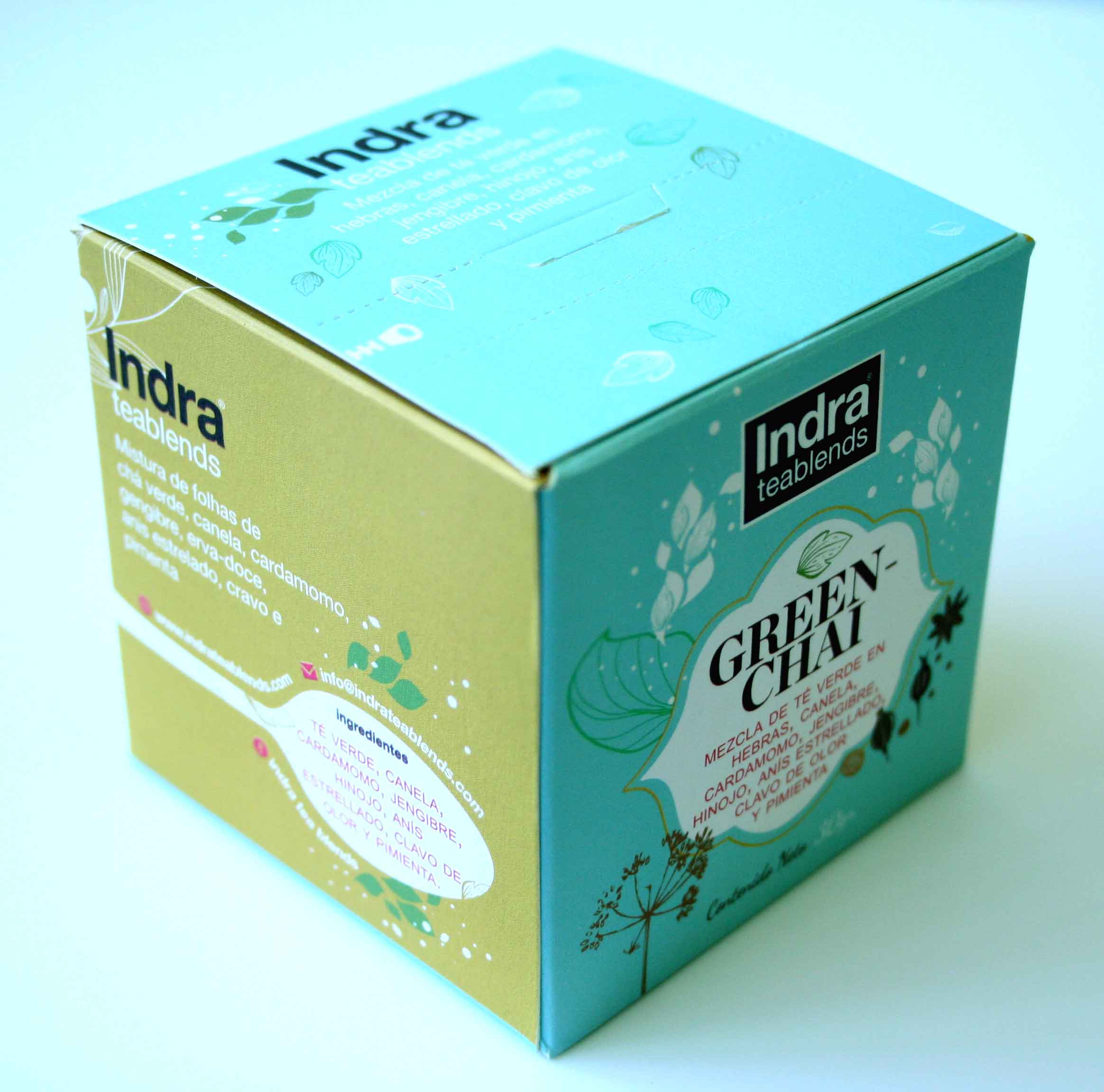 Cajita 30gr green-chai
